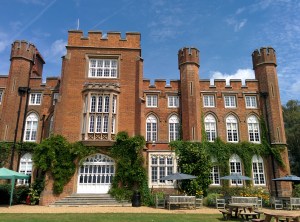 Cumberland Lodge, the beautiful setting for the course.