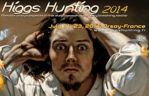 Cropped version of the Higgs Hunting Conference Poster.